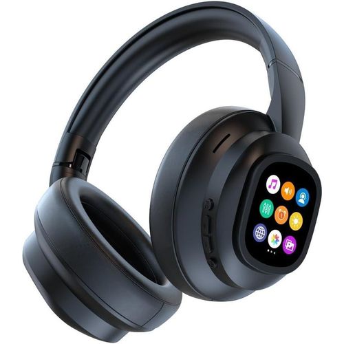 Modio Smart Touch Wireless Headphones Real Time, 169 Languages, With Detachable LCD Touch Screen